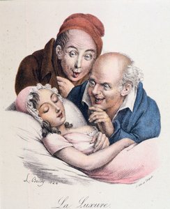Seven Deadly Sins: Lust by Boilly by Louis Leopold Boilly