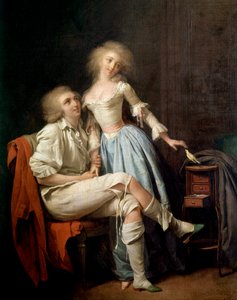 The Private Bird Also Says the Couple and the Bird Flies by Louis Leopold Boilly