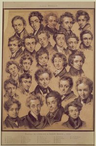Twenty Five Pupils from the Studio of Antoine Jean Gros, 1820