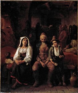 Funeral in the Roman Countryside by Louis Leopold Robert