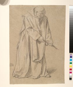 Study of a Monk Pulling on a Rope by Louis Licherie de Beurie
