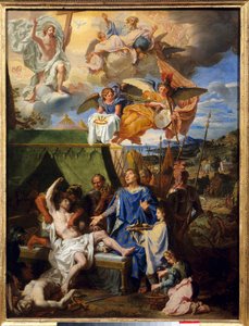 Thaumaturgy: King Louis IX Healing the Scrofula by Louis Licherie de Beurie