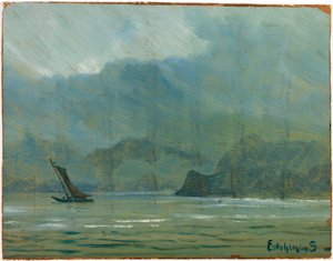 Pale Blue Landscape by Louis M. Eilshemius