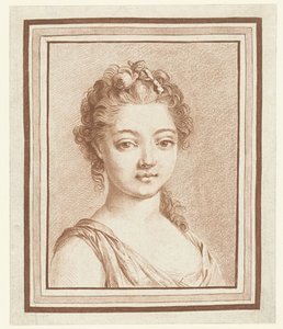 Bust of a Young Girl by Louis Marin Bonnet (attributed to)