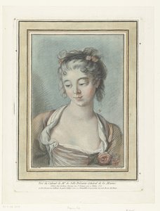 Bust of a Young Woman by Louis Marin Bonnet