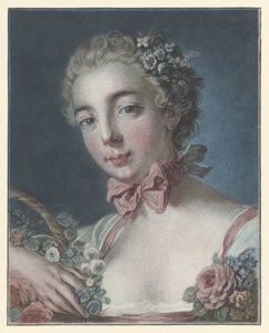 Portrait of Marie Amélie Baudouin as Flora