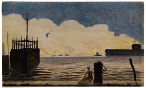 Girl on a Pier