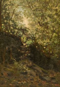 Night Through Forest by Louis Michel Eilshemius