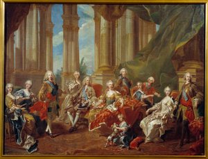 King Philip V of Spain and his family