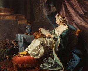 A Young Sultan reading a Letter by Louis Michel van Loo