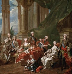 Portrait of Philip V, King of Spain, with His Family (detail)