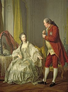 Portrait of the Marquis de Marigny and his Wife, Marie-Francoise Constance Julie Filleul