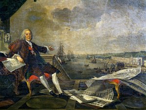 Portrait of Sebastiao Jose de Carvalho e Melo by Louis Michel van and Vernet Claude Joseph Loo