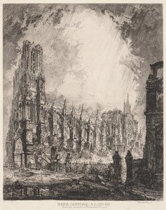 Rheims Cathedral and Ruins of Archbishop
