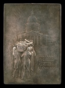 The Body of President Sadi Carnot Borne to the Panthéon [obverse], 1894 by Louis Oscar Roty
