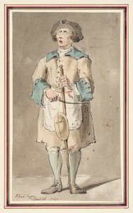 Study of a Blind Beggar at Shoreditch by Louis Philippe Boitard
