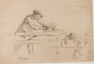 The Planer by Louis Pierre Henriquel Dupont
