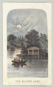 The Silver Lake, from the series, Views in Central Park, New York, Part 2 by Louis Prang