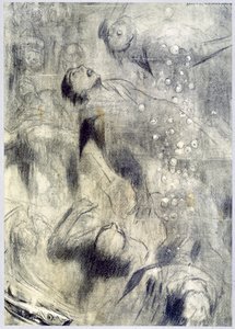 The Sea Mine, 1916 by Louis Raemaekers
