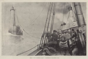 Wreck of the Drummond Castle, a Lighthouse on the Breton Coast