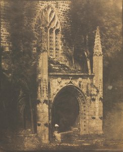 Fountain of Notre-Dame at Saint-Brieuc, Brittany by Louis Rémy Robert