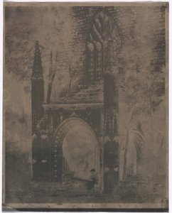 Fountain of Notre Dame at Saint-Brieuc, Brittany, c. 1853 by Louis Rémy Robert