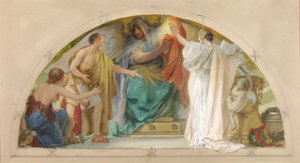 Firm Belief--Truth, Boldness, Self-Reliance (Study for Over-Door, Old Senate Office Building)