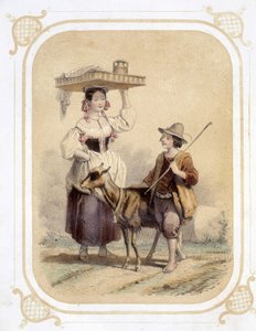 Italian and Peasant Shepherd - in 