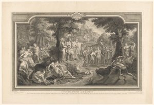Descent of Aeneas to the Underworld by Louis Surugue