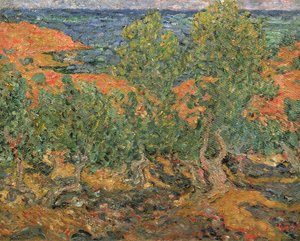 Ochre Rocks by Louis Valtat