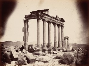 Mausoleum at the Western End of the Colonnade, Palmyra by Louis Vignes