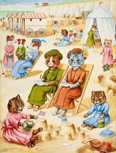 Holiday Time by Louis Wain