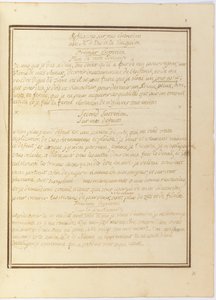 Reflections on My Interview with Mr. le Duc de la Vauguyon, Autograph Manuscript, January 1767 to Early 1769