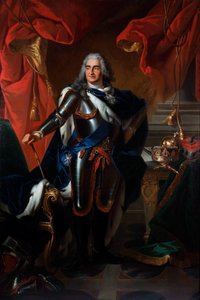 Portrait of Frederick Augustus of Poland and Saxony by Louis de (after) Silvestre