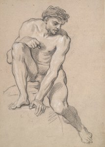 Study of a Male Nude by Louis de Boullogne the Younger