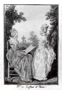 Madame la Comtesse de Boufflers and Thérèse by Louis de Carmontelle