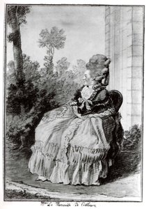 Madame la Marquise de Coëtlogon, ca. 1777 by Louis de Carmontelle