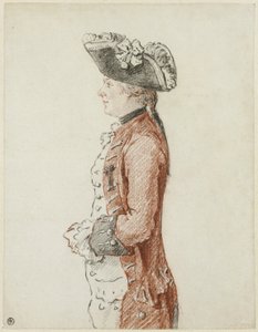 Portrait of the Chevalier de Lézay by Louis de Carmontelle