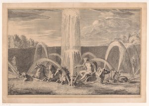 Apollo Pond in the Garden of Versailles