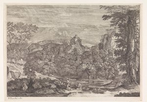 Landscape with Three Monks