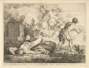 God Calls Cain to Account After He Killed Abel by Louis de Deyster