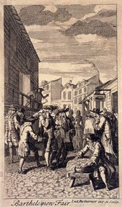 Bartholomew Fair, London, c1715