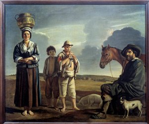 La halte du horalier by Louis le Nain