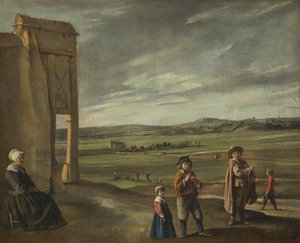 Landscape with Peasants, c. 1640