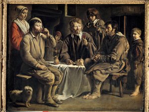 Peasant Meal by Louis le Nain