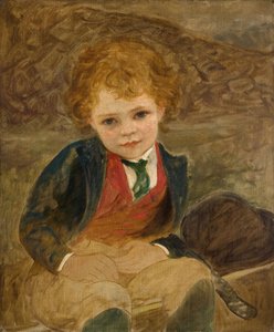 Study Of A Boy Sitting In A Wheelbarrow, 1890