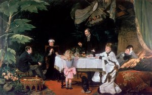 The Luncheon in the Conservatory by Louise Abbéma