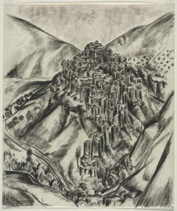 An Italian Hilltown, Anticoli, Italy by Louise B. Maloney