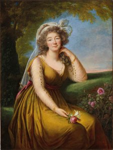 Jeanne Bécu, Comtesse Du Barry 1743-1793 by Elisabeth Louise Vigee Lebrun