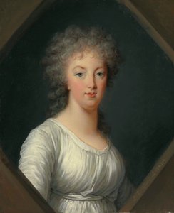 Portrait of Marie Antoinette by Elisabeth Louise Vigee Lebrun